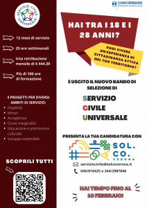 Locandina Servizio Civile Universale Sol.Co